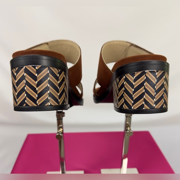 Alegria Women’s Tia Heels Sienna Color Herringbone Heel Velcro Straps US… - Picture 11 of 15